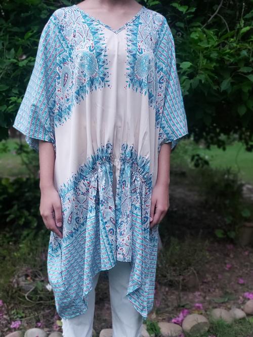 beautiful printed kaftan in a cool - 18006449 - Very Small Image - 1