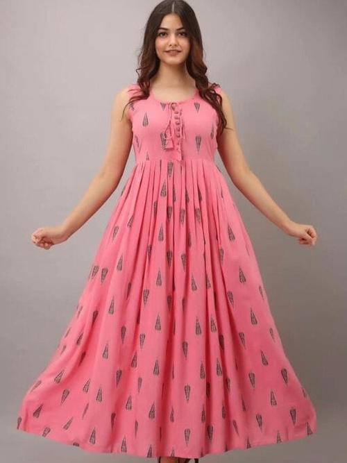 trendinng pink tilak gown - 18006767 - Very Small Image - 1