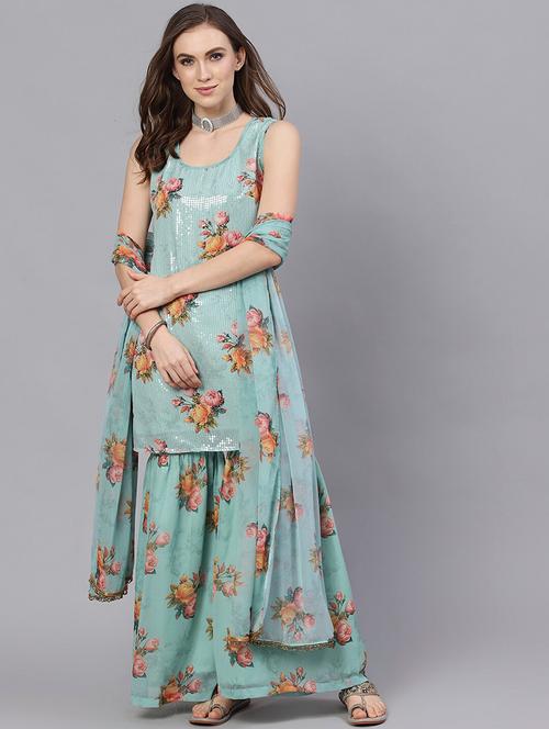 floral suit set - 18007433 - Very Small Image - 1