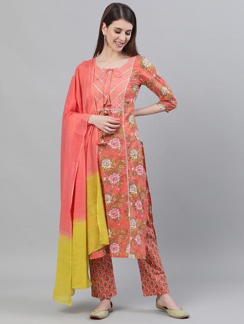 floral suit set - 18007449 - Very Small Image - 1
