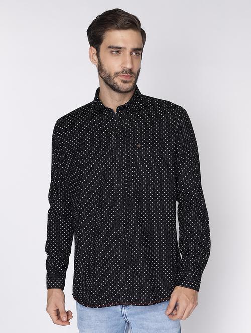 black printed casual shirt - 18008214 - Very Small Image - 1