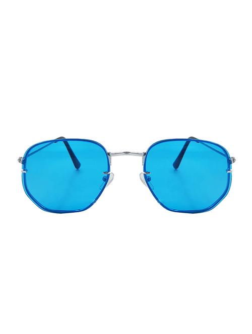 royalmede blue & silver square sunglasses for men & women - 18008596 - Very Small Image - 1