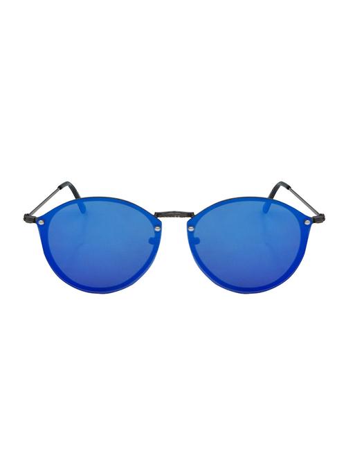 royalmede blue & black round sunglasses for men & women - 18008598 - Very Small Image - 1