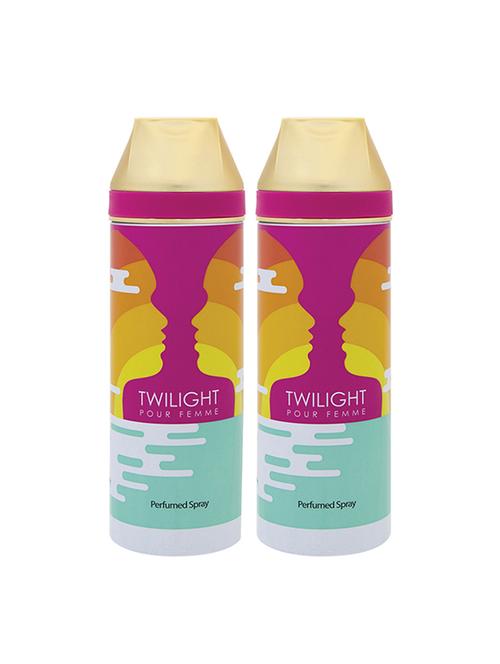 lamuse twilight perfume deodorant body spray, 200ml pack of 2 - 18010418 - Very Small Image - 1