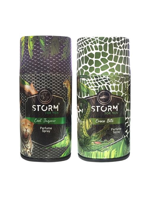 storm cool jaguar & croco bite perfumed body spary, 250ml pack of 2 - 18010536 - Very Small Image - 1