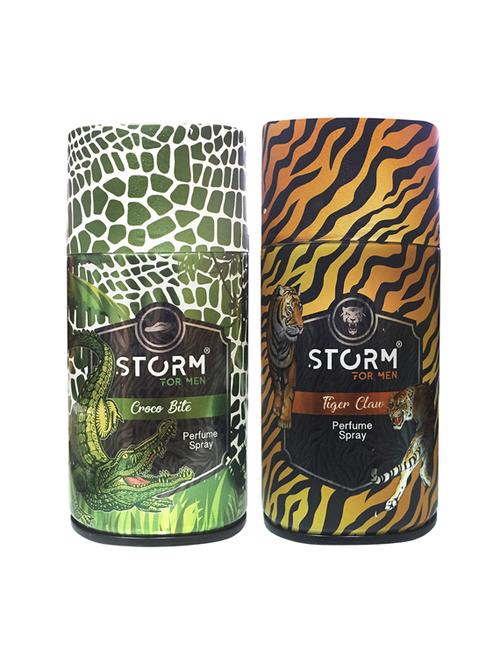 storm croco bite & tiger claw perfumed body spary, 250ml pack of 2 - 18010546 - Very Small Image - 1