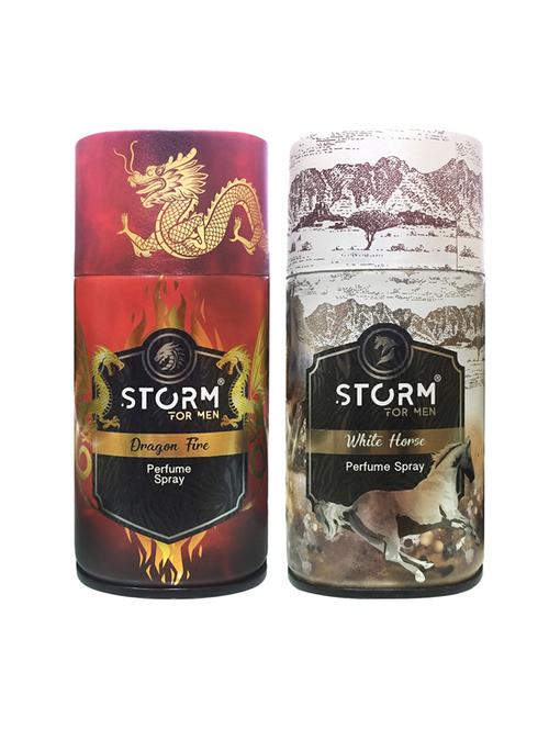 storm dragon fire & white horse perfumed body spary, 250ml pack of 2 - 18010552 - Very Small Image - 1