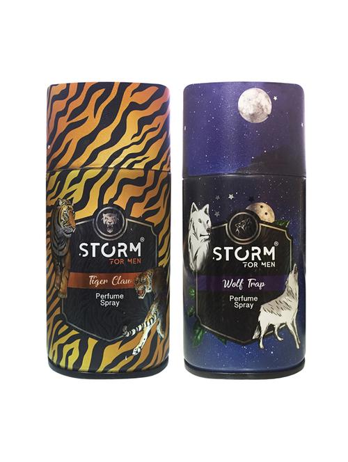 storm tiger claw & wolf trap perfumed body spary, 250ml pack of 2 - 18010562 - Very Small Image - 1