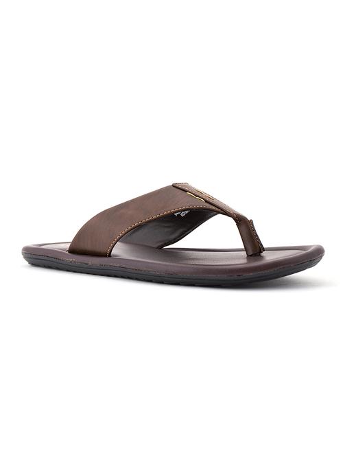 tan synthetic & mesh slip on slippers - 18011878 - Very Small Image - 1