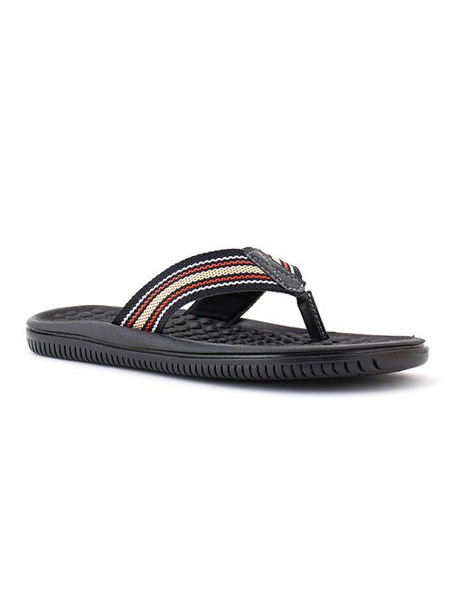 black synthetic & mesh slip on slippers - 18011888 - Very Small Image - 1