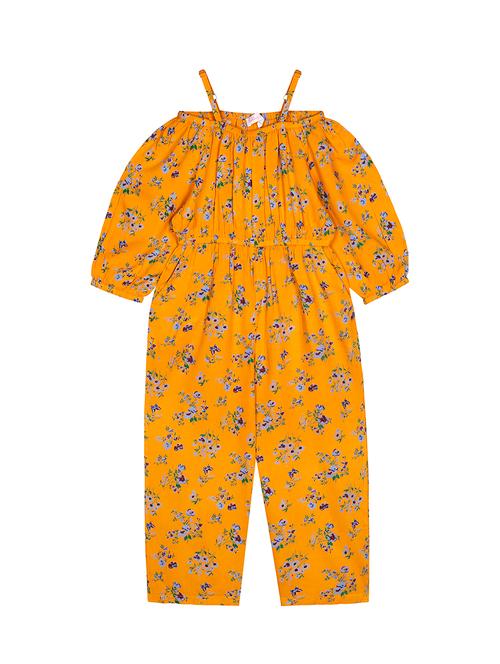 yellow printed jumpsuit - 18011893 - Very Small Image - 1
