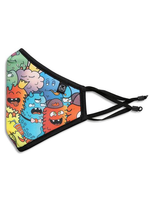 multi colored printed anti-pollution men mask - 18012247 - Very Small Image - 1