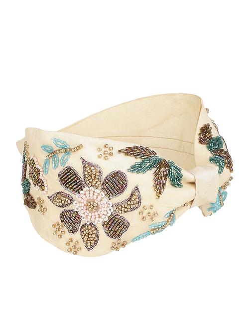 multi colored nylon embellished hairband - 18012259 - Very Small Image - 1