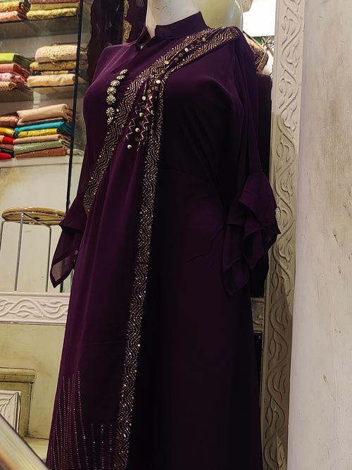 drap gown also available in wine - 18012322 - Very Small Image - 1