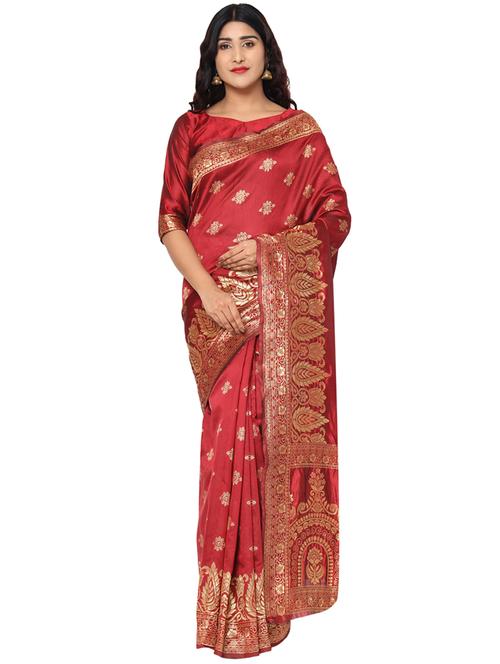 jacquard work kanjivaram saree - 18013169 - Very Small Image - 1