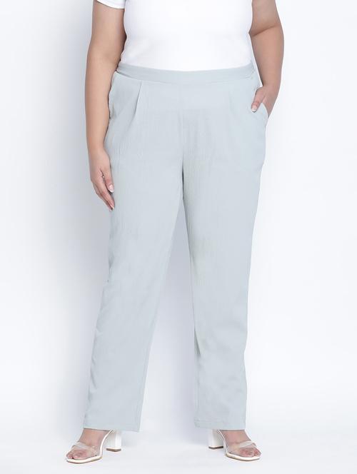 mid rise pleated trouser - 18013238 - Very Small Image - 1