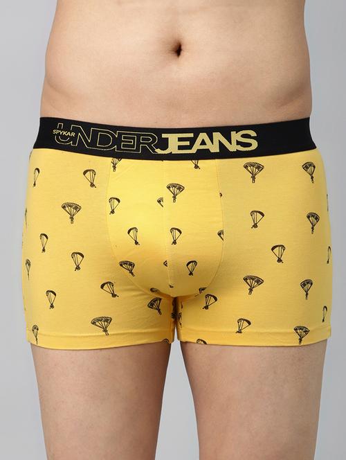 yellow printed trunks - 18014039 - Very Small Image - 1