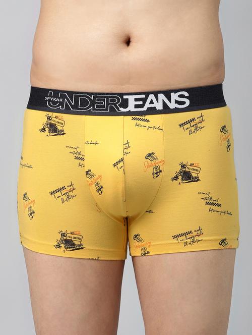 yellow printed trunks - 18014041 - Very Small Image - 1