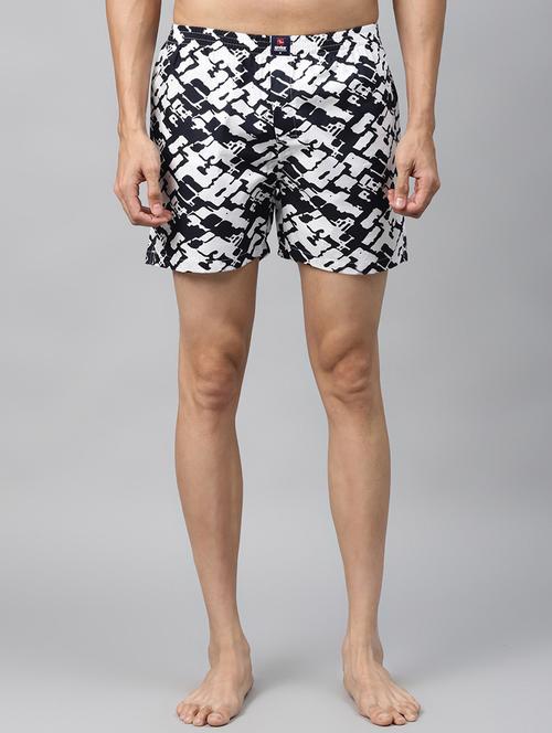 white printed boxer - 18014089 - Very Small Image - 1