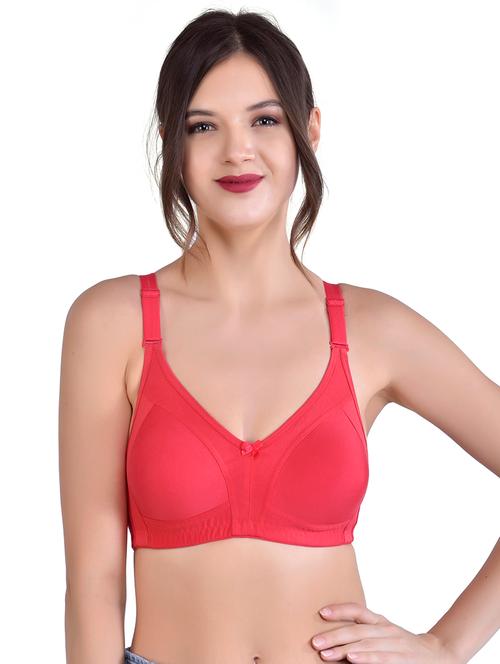 maroon solid minimizer bra - 18014837 - Very Small Image - 1