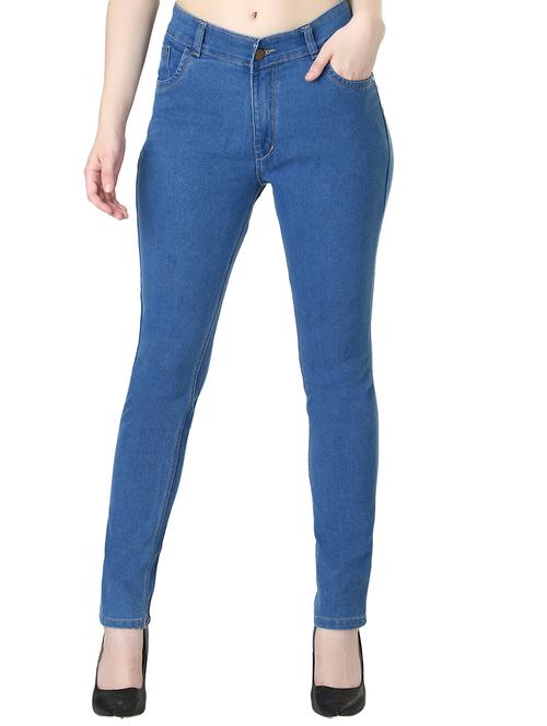 mid rise stone washed jeans - 18014922 - Very Small Image - 1