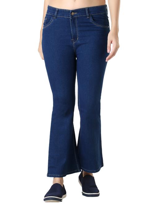 stone washed bootcut denim jean - 18014932 - Very Small Image - 1