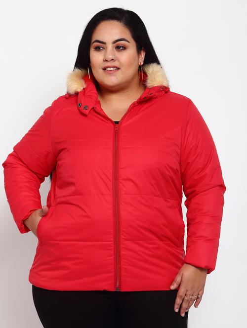 hooded neck quilted jacket - 18015182 - Very Small Image - 1