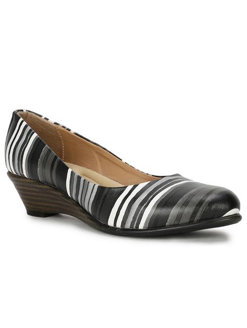 black pu slip on ballerina - 18016038 - Very Small Image - 1