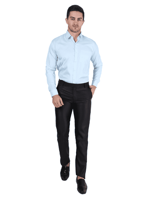 just men exchange men's formal shirt plain solid colour full sleeve stylish office shirts for men - 18016145 - Very Small Image - 1