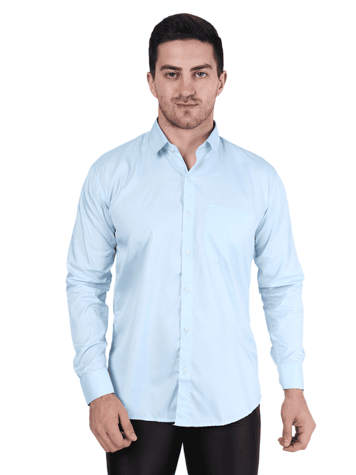 just men exchange men's formal shirt plain solid colour full sleeve stylish shirts for men - 18016220 - Very Small Image - 1