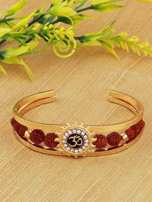 gold metal alloy bracelet - 18017607 - Very Small Image - 1