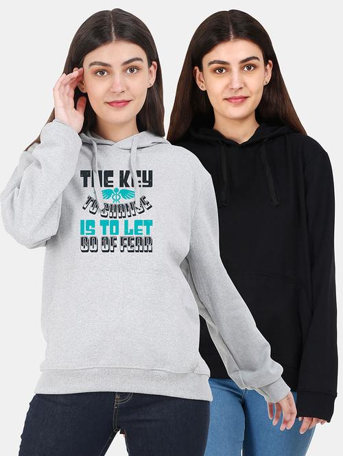set of 2 hooded neck sweatshirt - 18018323 - Very Small Image - 1