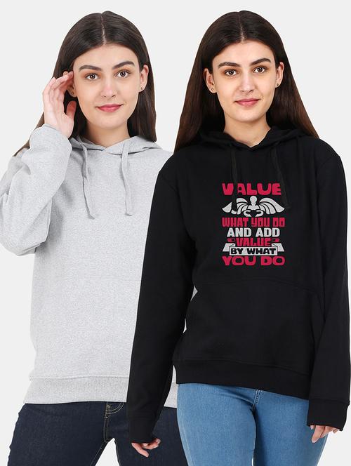 set of 2 hooded neck sweatshirt - 18018324 - Very Small Image - 1