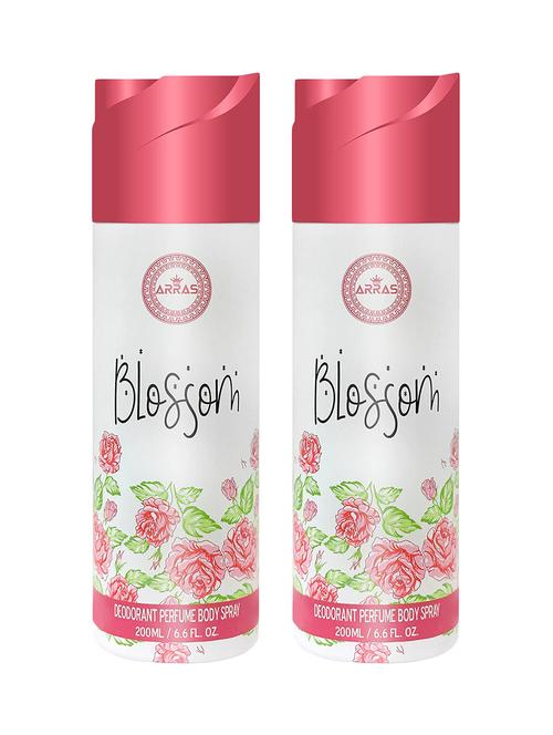 arras blossom deodorant body spray, for women, 200ml pack of 2 - 18020044 - Very Small Image - 1