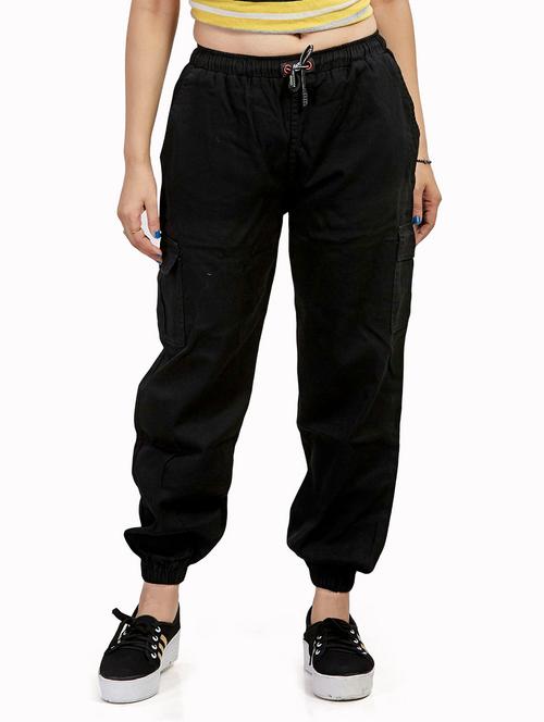 drawstring waist jogger jeans - 18020422 - Very Small Image - 1