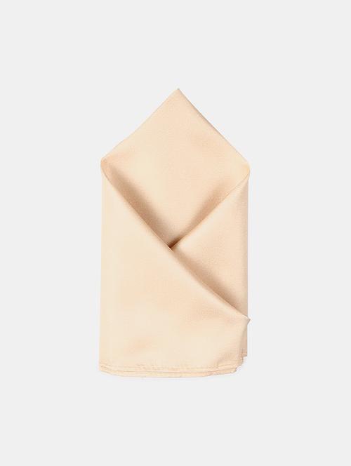 beige polyester pocketsquare - 18020568 - Very Small Image - 1