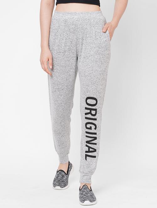 grey printed jogger - 18020911 - Very Small Image - 1