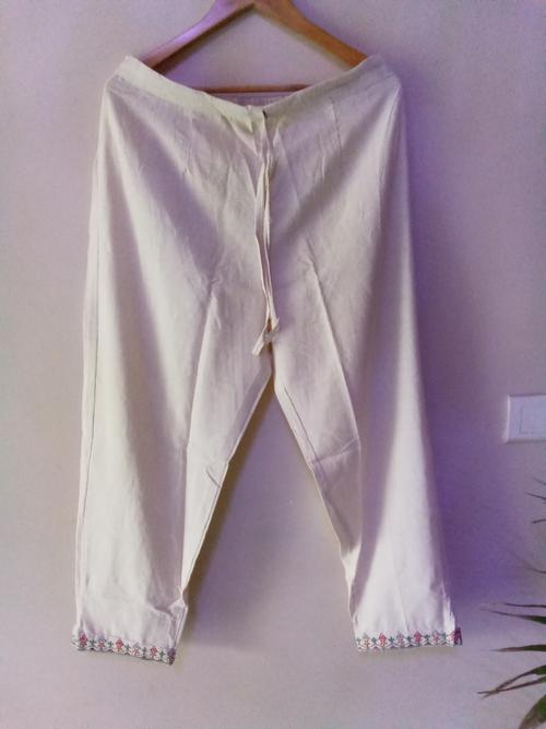khadi kurta with straight pant embroidery - 18020928 - Very Small Image - 1