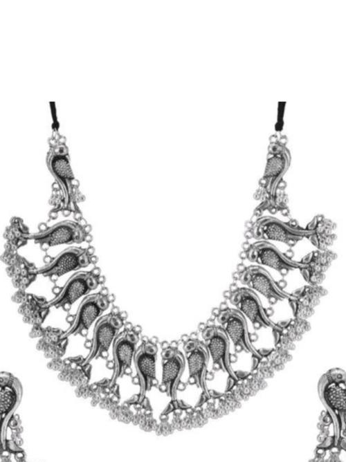silver metal necklace - 18021185 - Very Small Image - 1