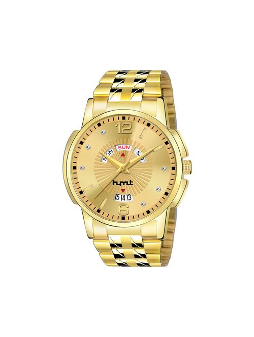 original gold plated day & date functioning watch for boys analog watch - 18021389 - Very Small Image - 1