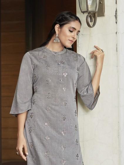 italian rayon kurti - 18021479 - Very Small Image - 1