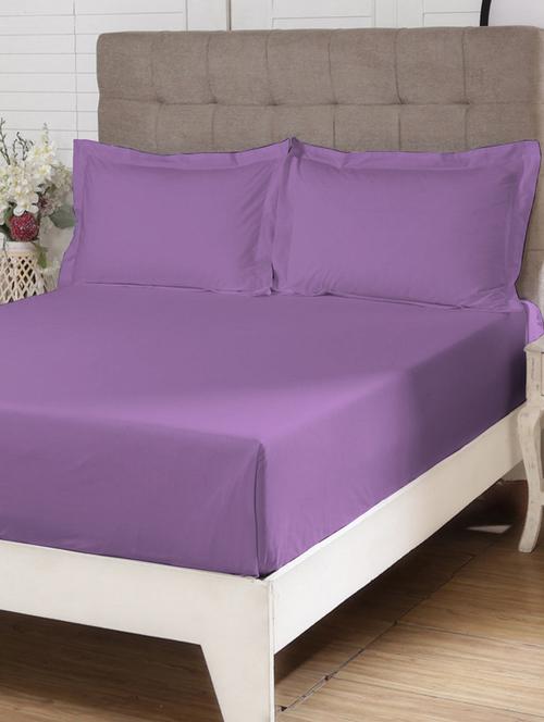 purple cotton bedsheet - 18021583 - Very Small Image - 1
