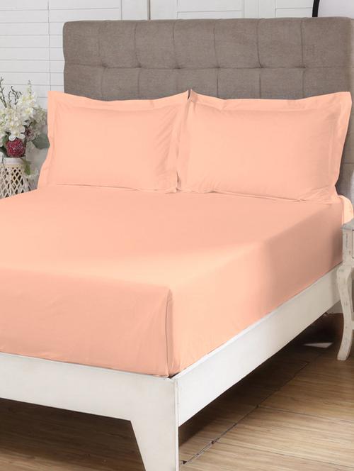 pink cotton bedsheet - 18021584 - Very Small Image - 1