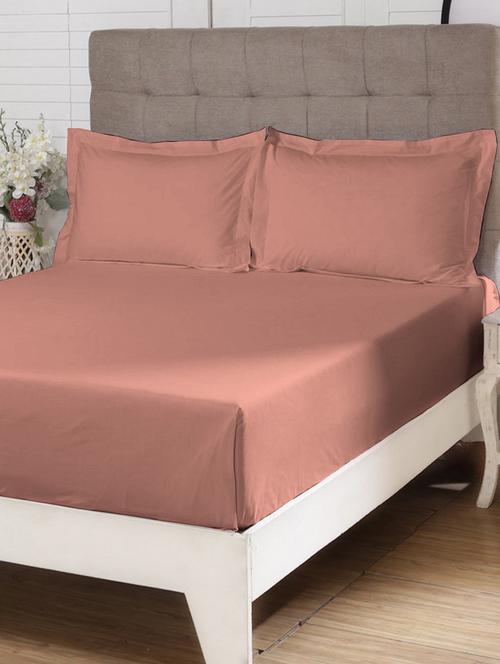 orange cotton bedsheet - 18021585 - Very Small Image - 1