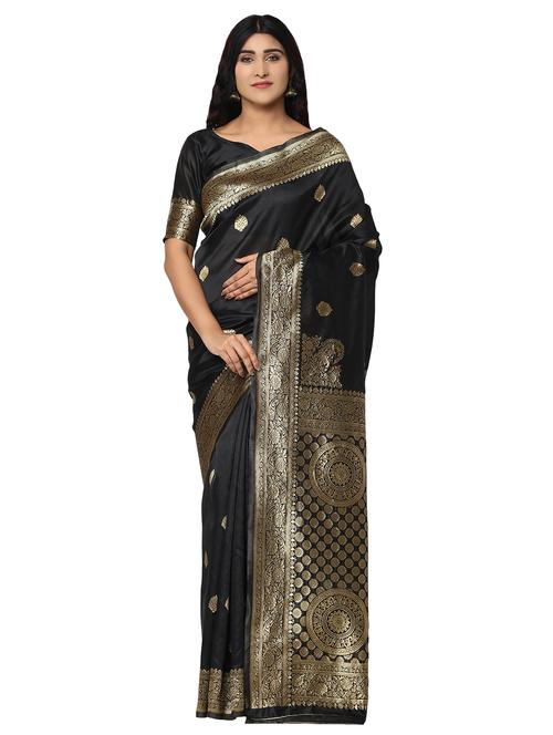 jacquard work kanjivaram saree with blouse - 18022023 - Very Small Image - 1