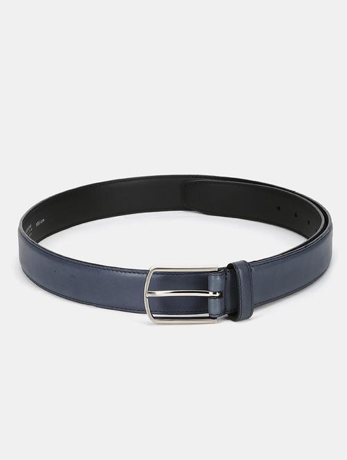 navy leather belt - 18022064 - Very Small Image - 1