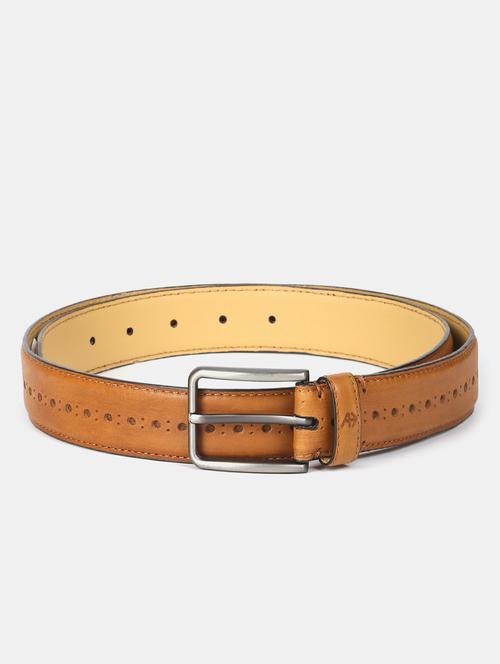 tan leather belt - 18022080 - Very Small Image - 1