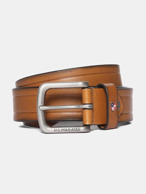 tan leather belt - 18022141 - Very Small Image - 1