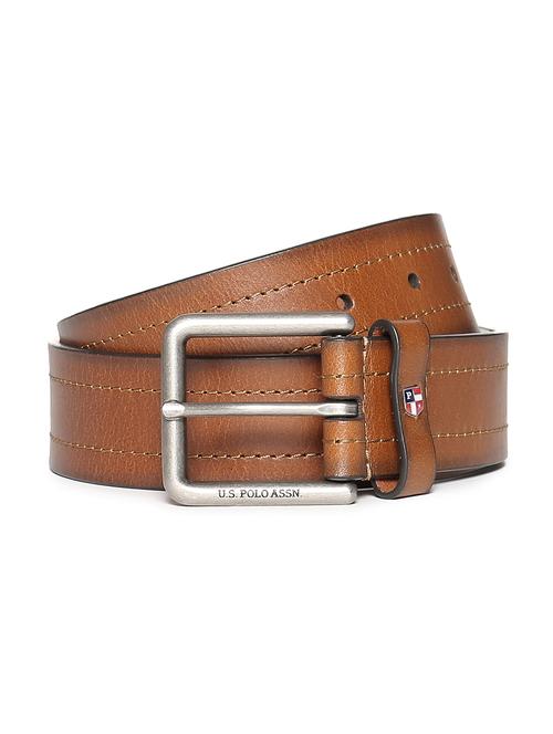 tan leather belt - 18022146 - Very Small Image - 1