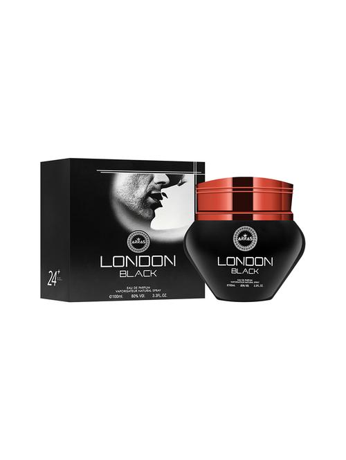 jbj perfumes arras london black long lasting eau de perfume for men & women, 100ml - 18022549 - Very Small Image - 1